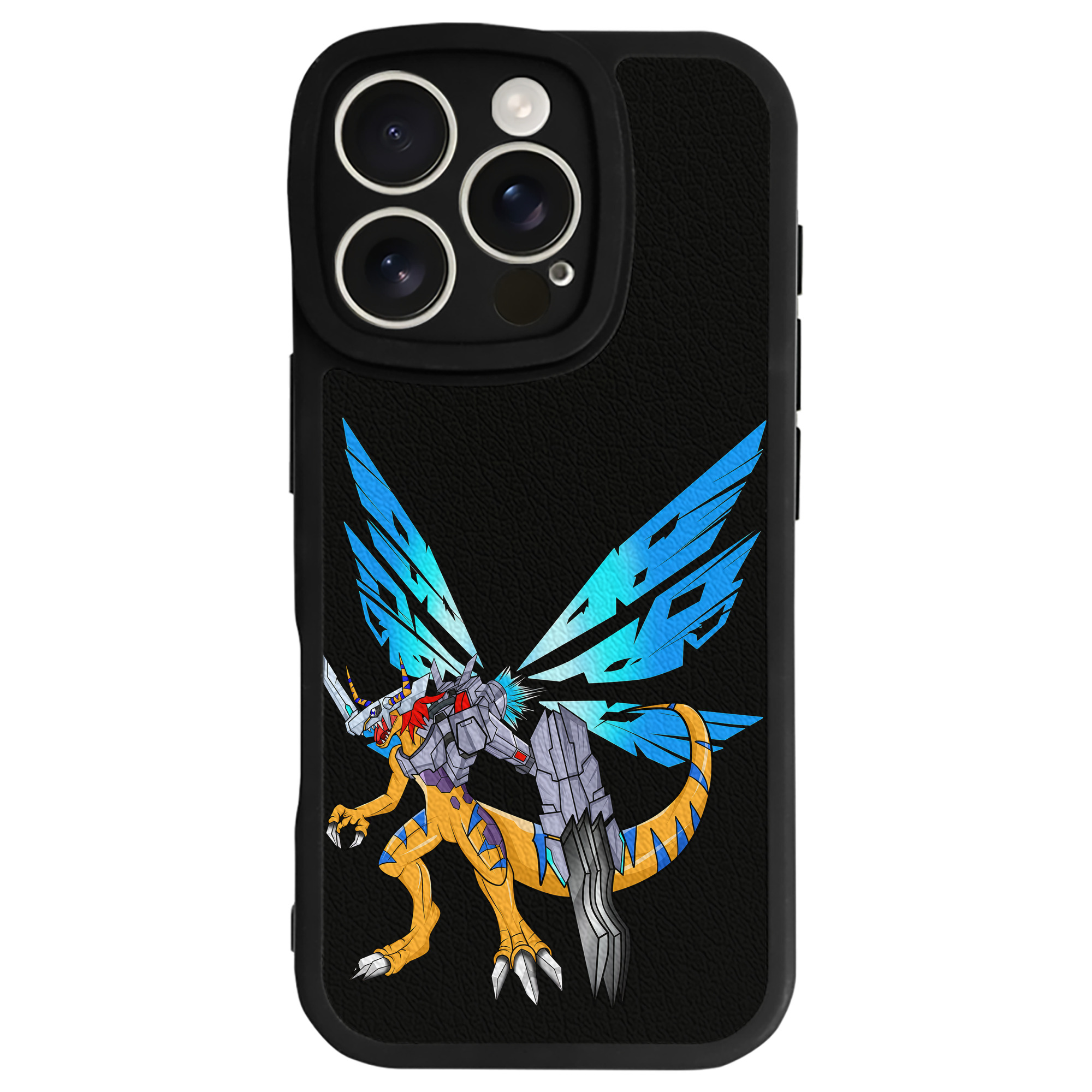 （画像用） Digimon デジタルモンスター/デジモン 【iPhone 16シリーズ対応】シリコンスマホケース（レザー調） 材質：シリコン